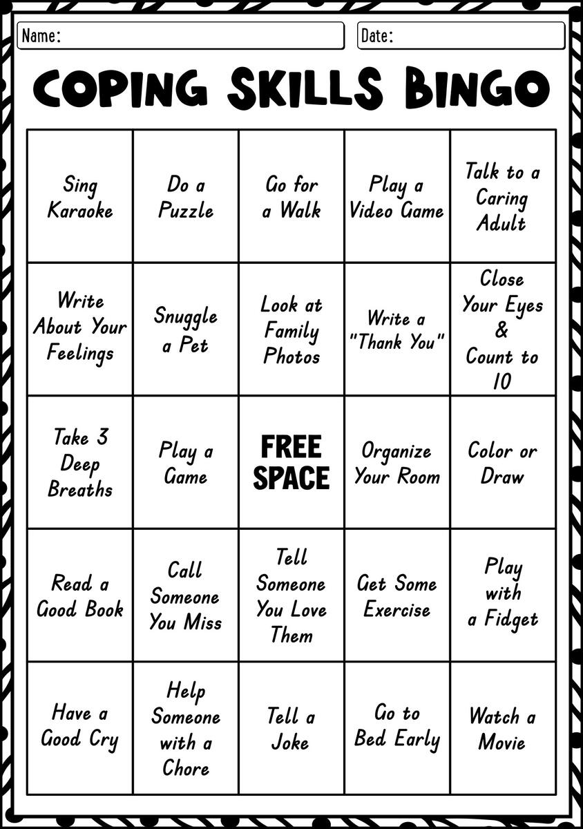 11 Free Printable Worksheets Coping Skills Free PDF At Worksheeto Free Coping Skills Worksheet Printable PDF ChoosingTherapy