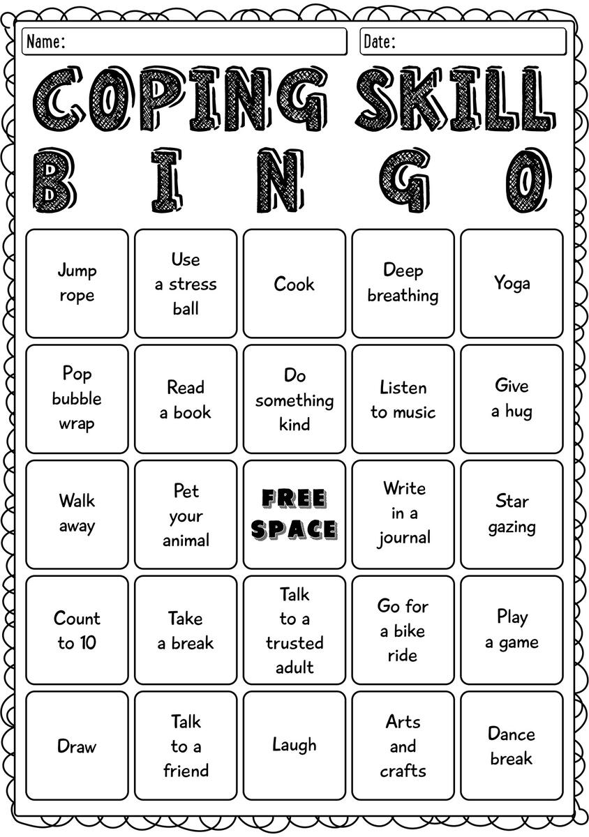 11 Free Printable Worksheets Coping Skills Free PDF At Worksheeto 11 Free Printable Worksheets Coping Skills Free PDF At Worksheeto