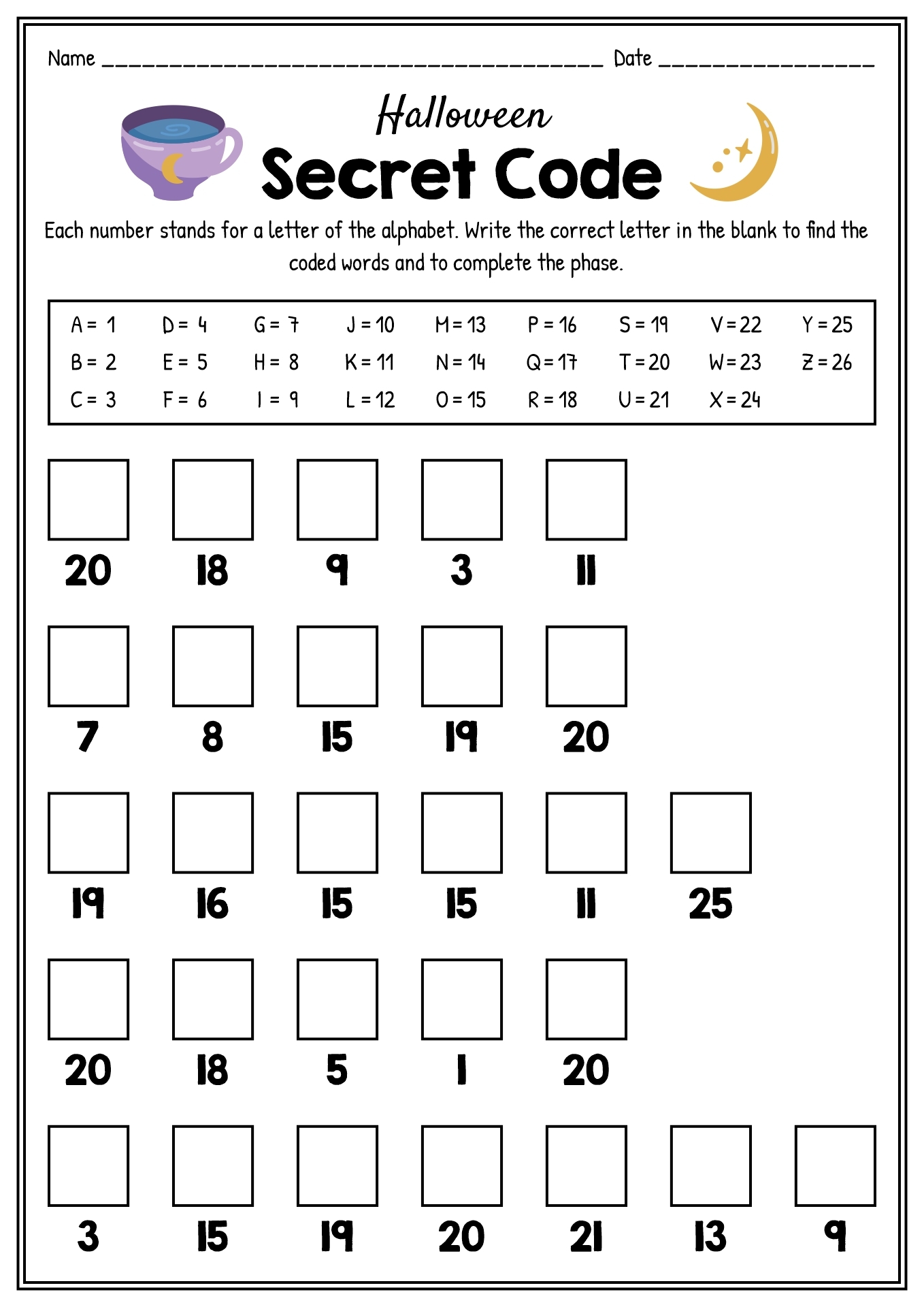 11 Secret Message Math Worksheets Free PDF At Worksheeto Secret Message Math Worksheet Worksheets Library