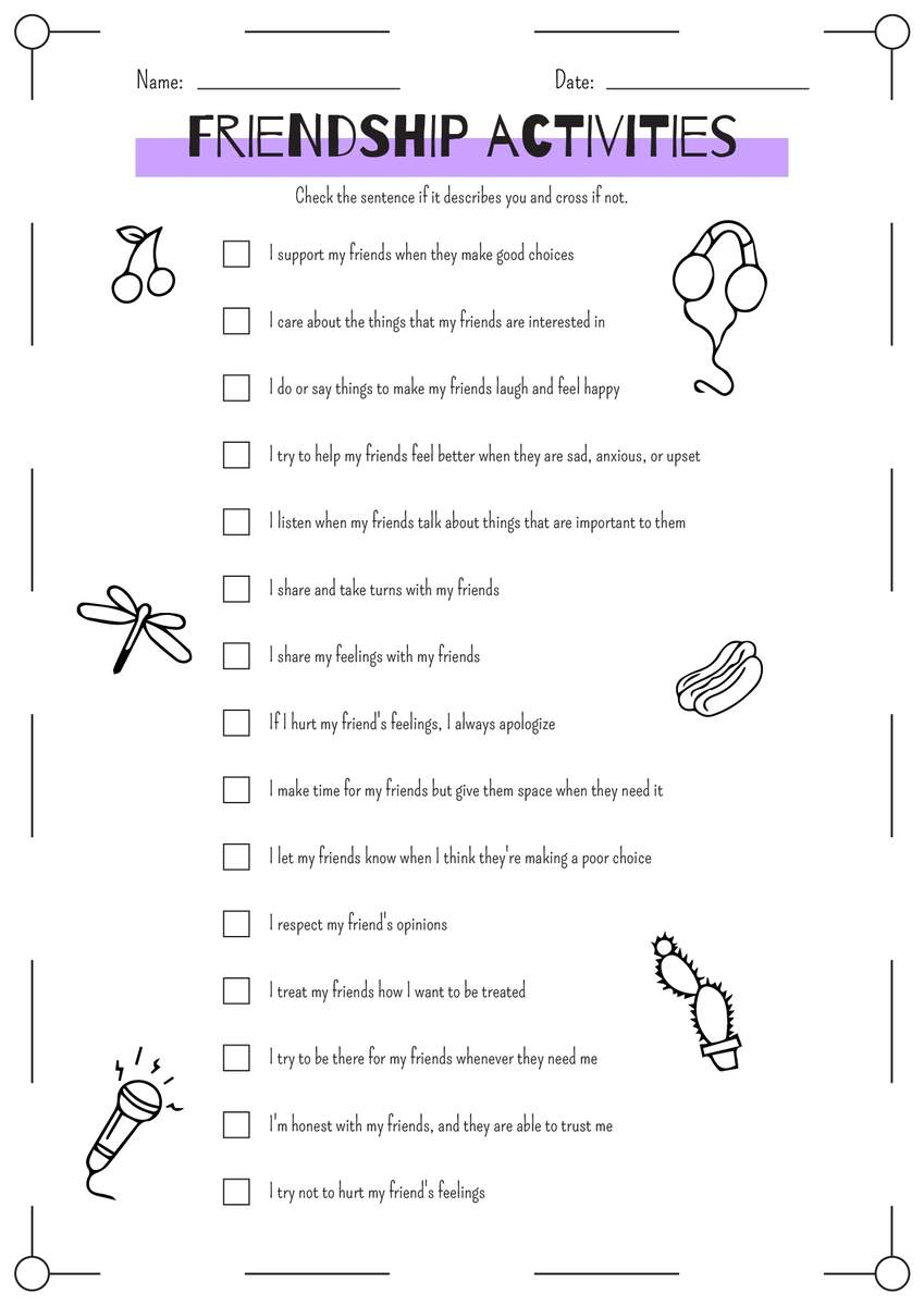 13 Friendship Printable Worksheets For Preschool Free PDF At Worksheeto 13 Friendship Printable Worksheets For Preschool Free PDF At Worksheeto