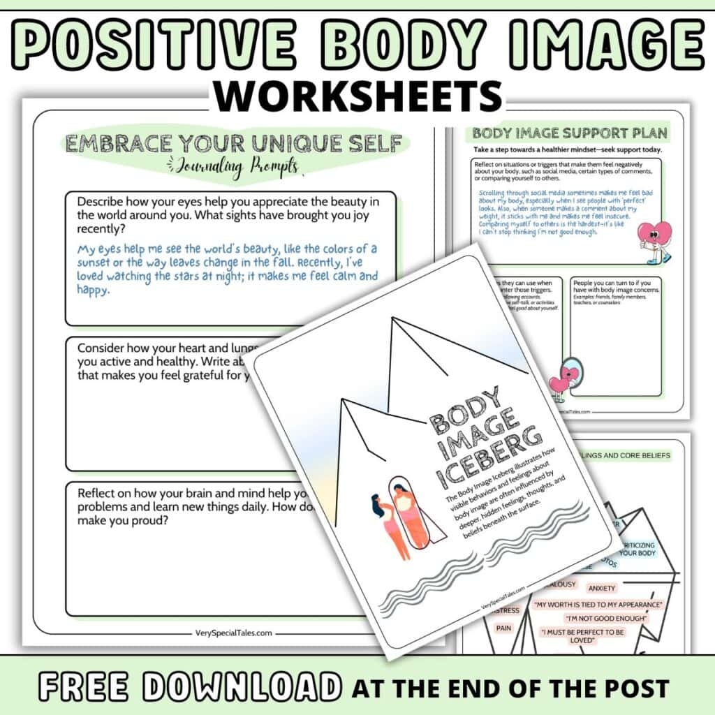 20 Positive Body Image Activities Worksheets For Teens Printables Very Special Tales 20 Positive Body Image Activities Worksheets For Teens Printables Very Special Tales