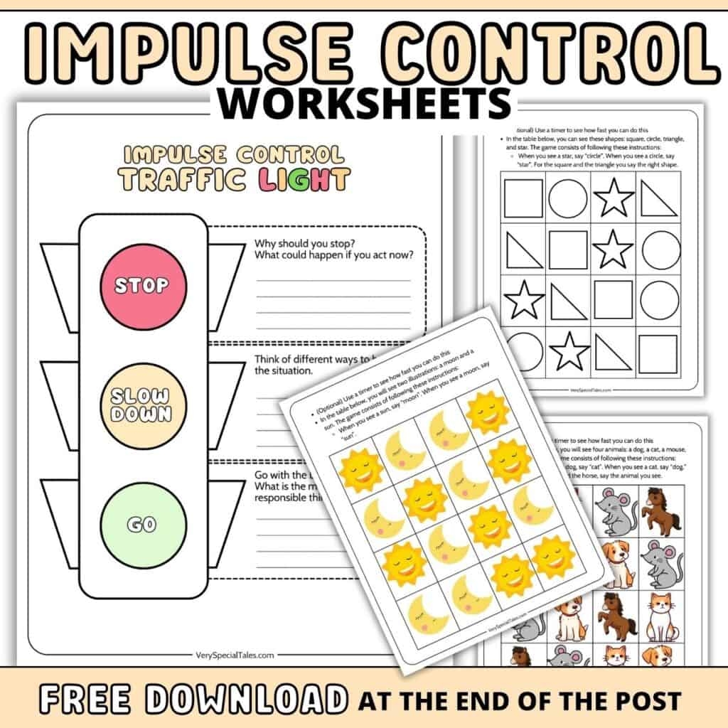 Impulse Control Worksheet