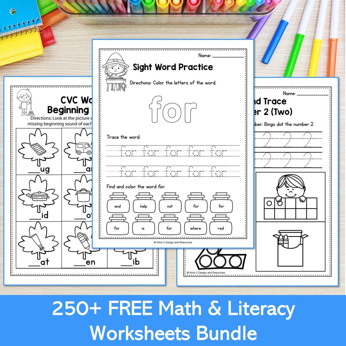 250 Free Math And Literacy Worksheets My Nerdy Teacher Free Printouts And Worksheets