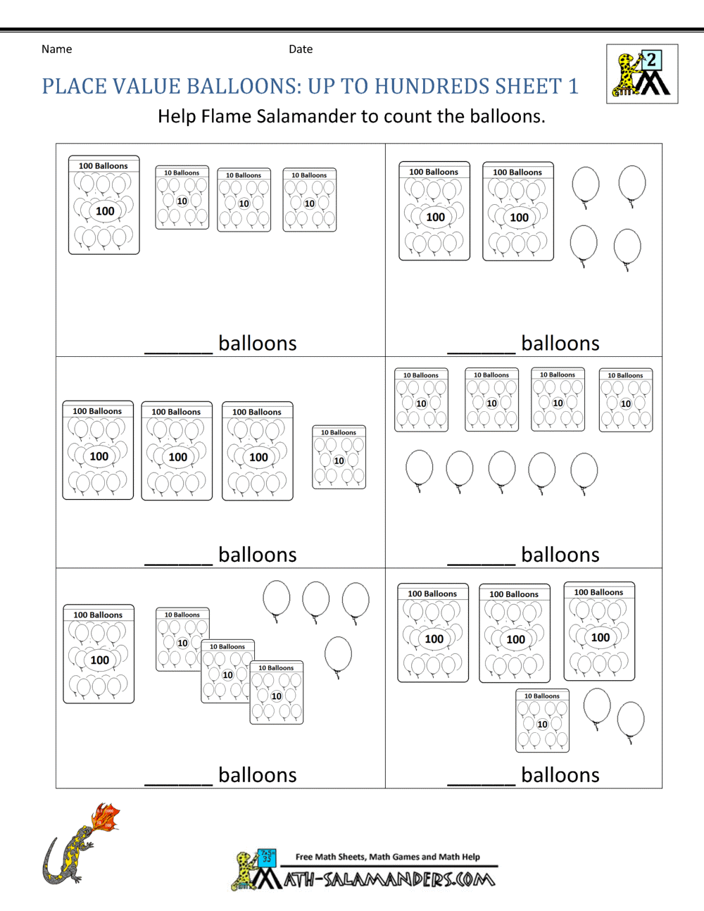 2nd Grade Place Value Worksheets 2nd Grade Place Value Worksheets