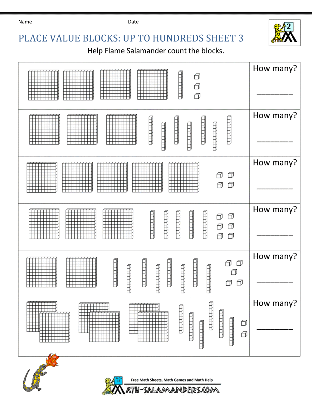2nd Grade Place Value Worksheets Apple Place Value Worksheet Free Printable Digital PDF