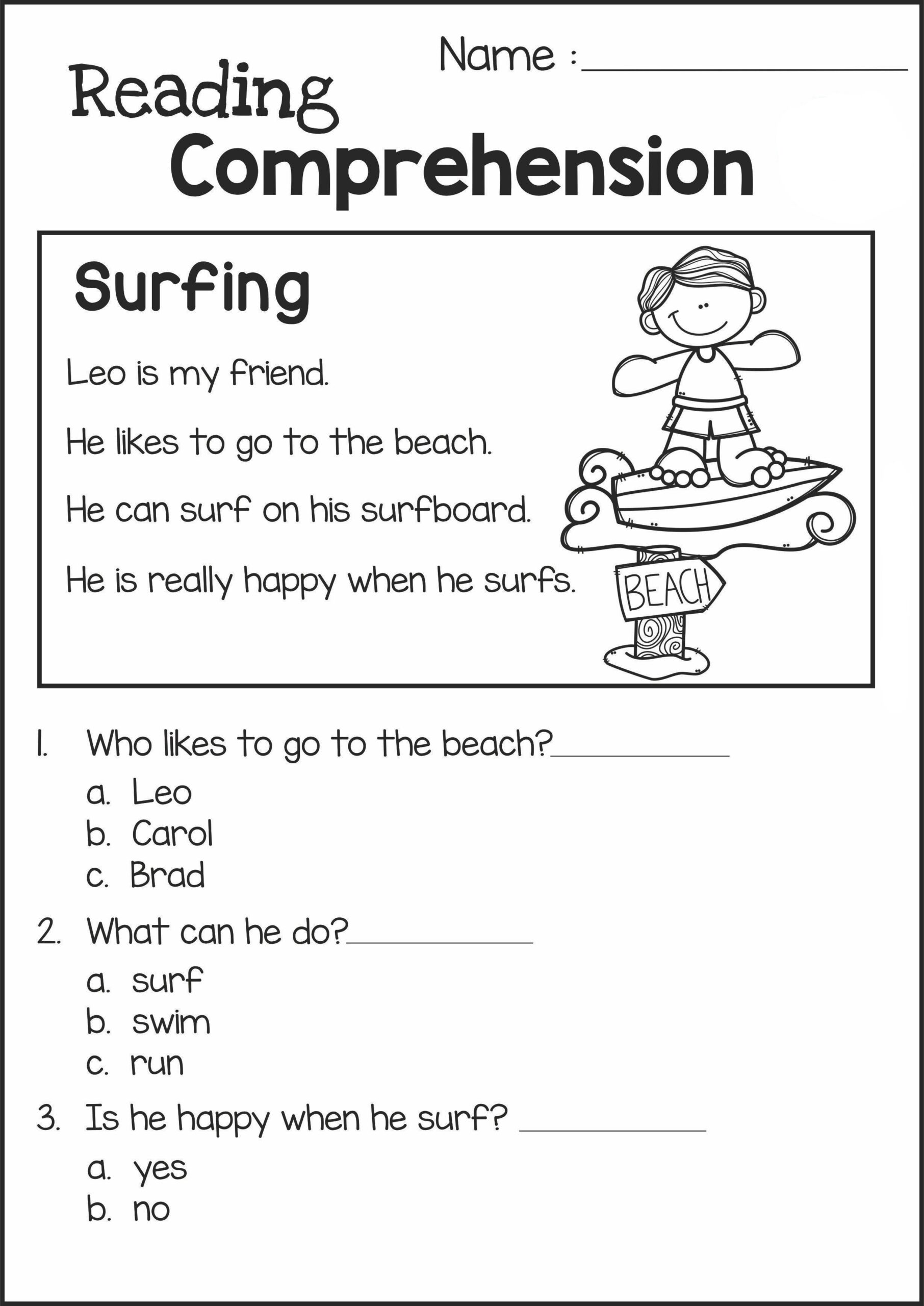 Second Grade Reading Worksheets Improve Fluency And Vocabulary