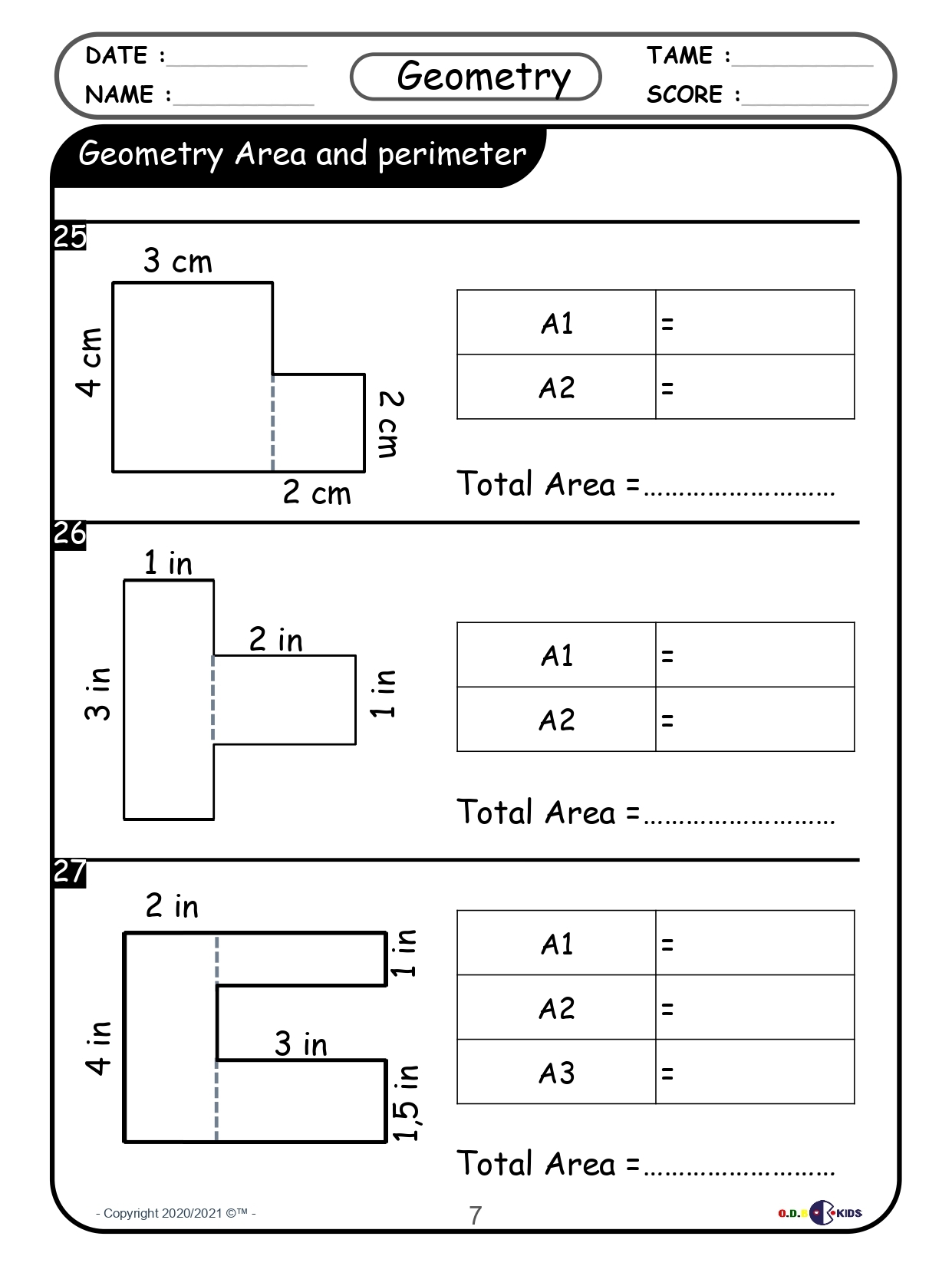 3rd 4th And 5th Grade Geometry Area And Perimeter Made By Teachers 5th Grade Geometry Worksheets