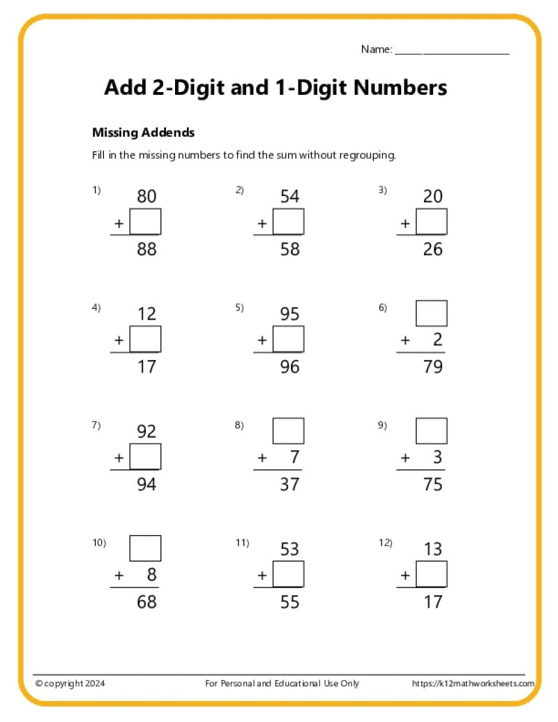 3rd Grade Addition Worksheets 3rd Grade Addition Worksheets