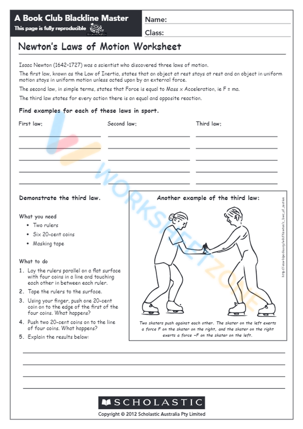 8th Grade Newton S Laws Worksheets Free Newton S Second Law Of Motion Worksheet Download Free Newton S Second Law Of Motion Worksheet Png Images Free Worksheets On Clipart Library