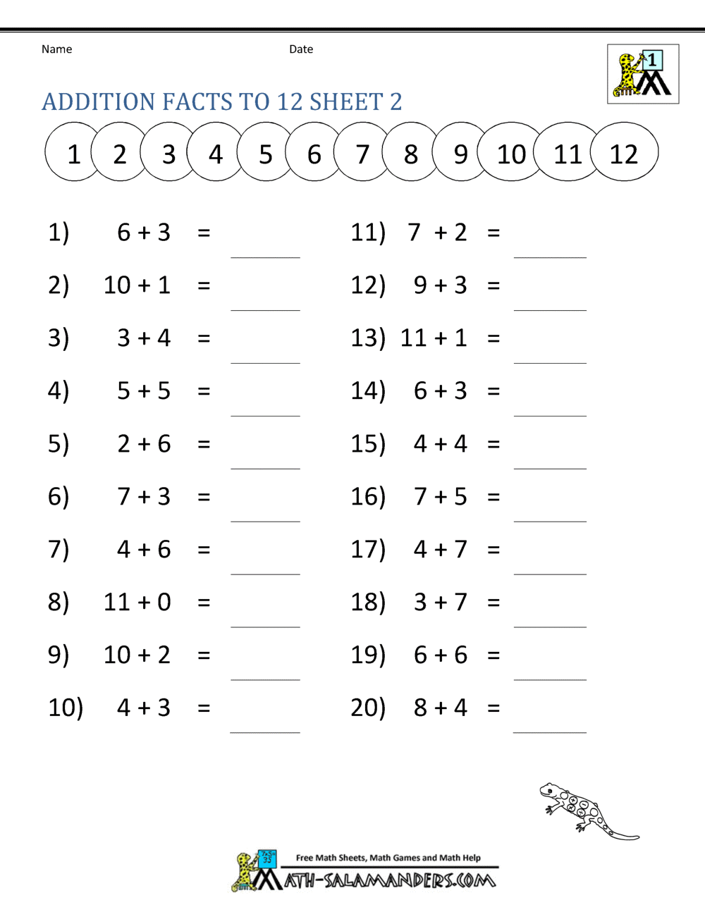 Addition Charts Tables Worksheets Free Printable PDF Files Free Printables Lettering SVG Files Tools Apps
