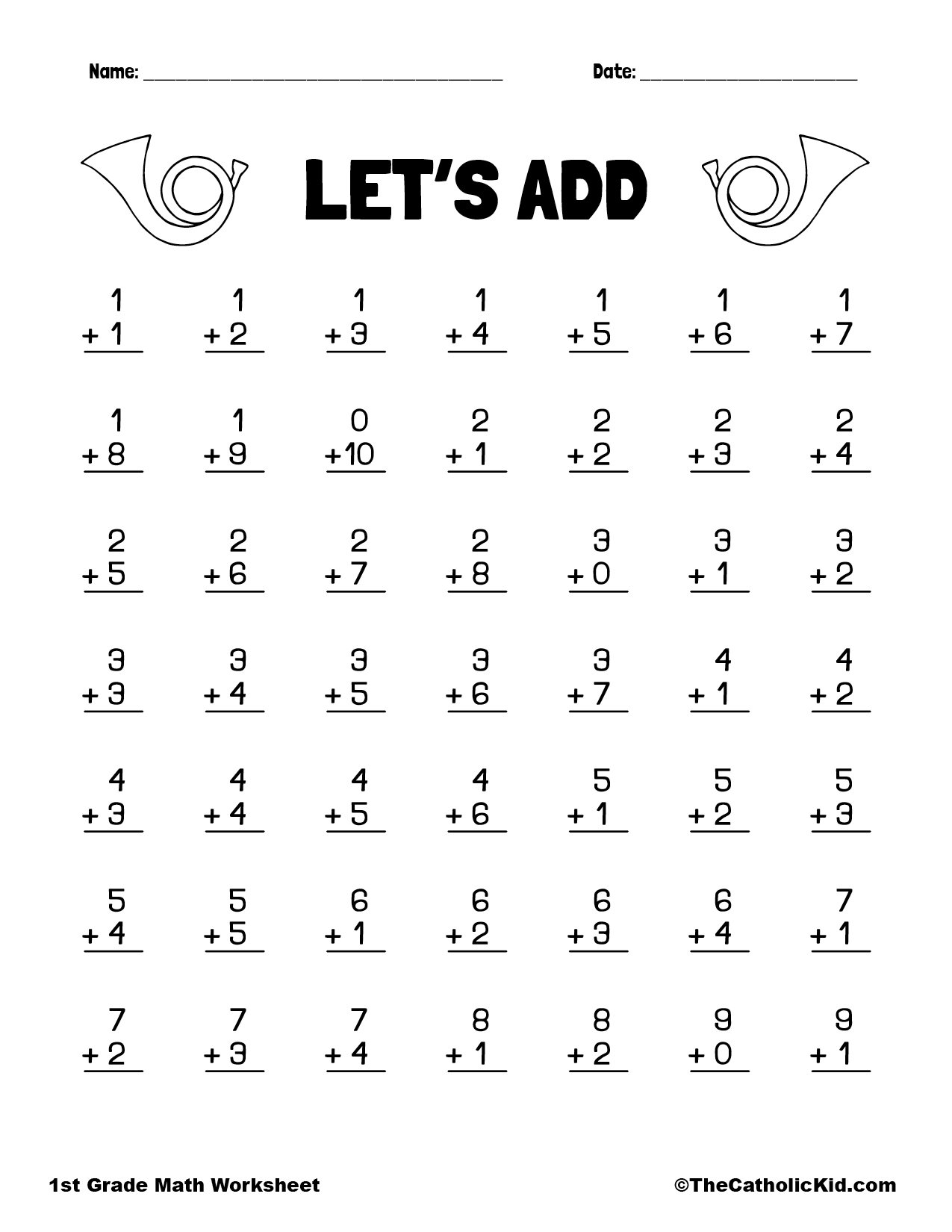 1st Grade Math And Literacy Worksheets With A Freebie Planning Playtime