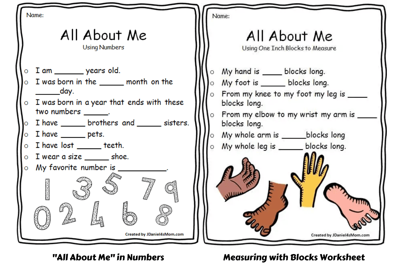 All About Me Math Activity Ideas Worksheets Games And Challenges Teaching Expertise All About Me Math Activity Ideas Worksheets Games And Challenges Teaching Expertise
