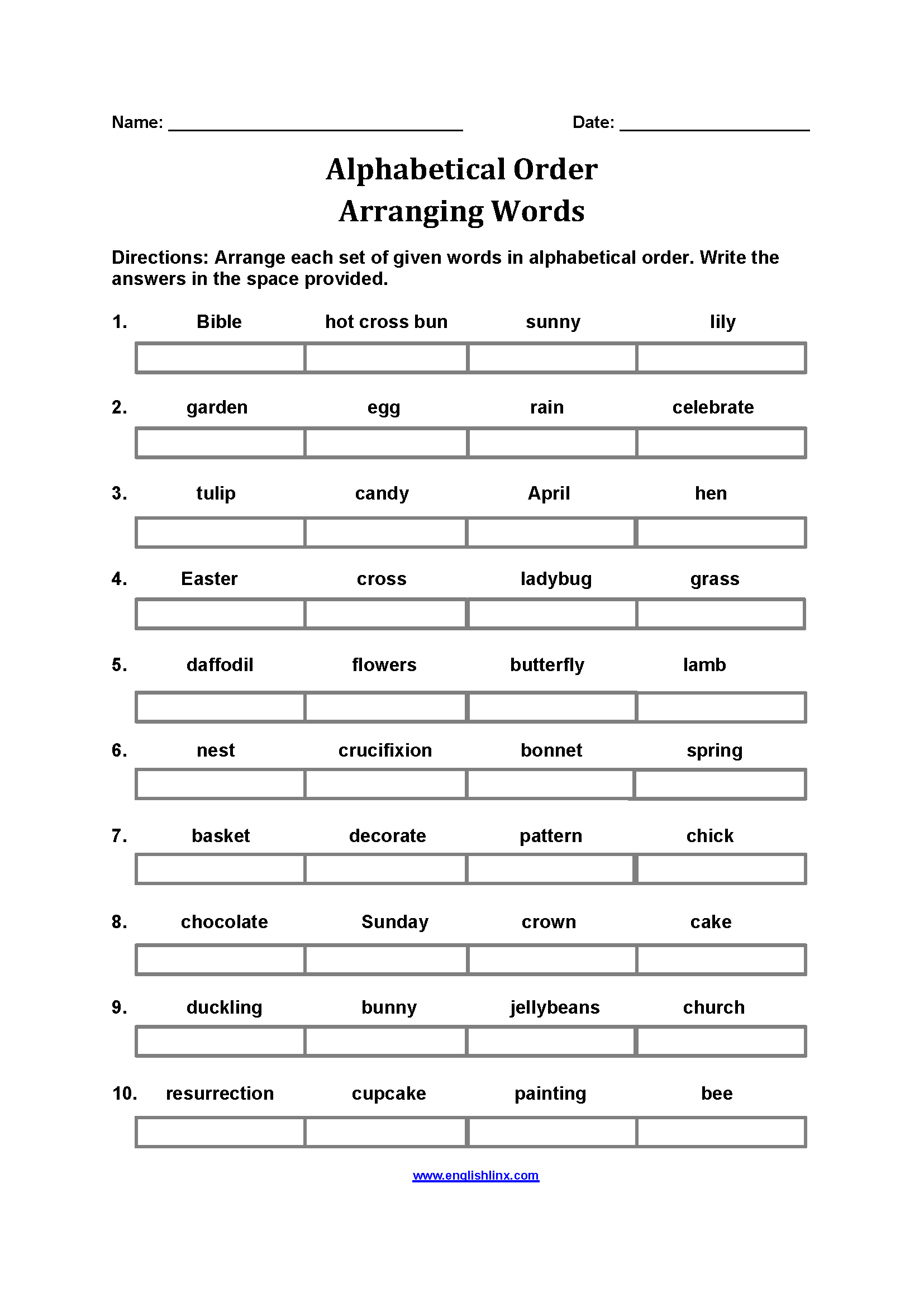 Alphabet Worksheets Alphabetical Order Worksheets Alphabetical Order Worksheets Create With Storyboard That