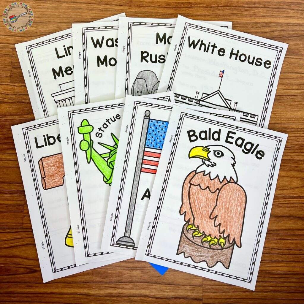 American Symbols Activities For Kindergarten A Spoonful Of Learning Symbols Of The United States Worksheets National Symbols 50 OFF Worksheets Library