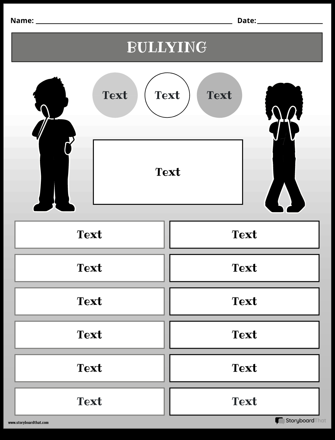 Anti Bullying Prevention Month Activities Anti Bullying Worksheets Made By Teachers