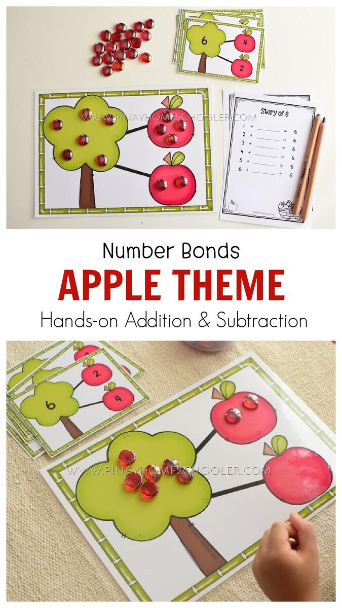 Apple Number Bond Activities The Pinay Homeschooler Apple Number Bond Activities The Pinay Homeschooler