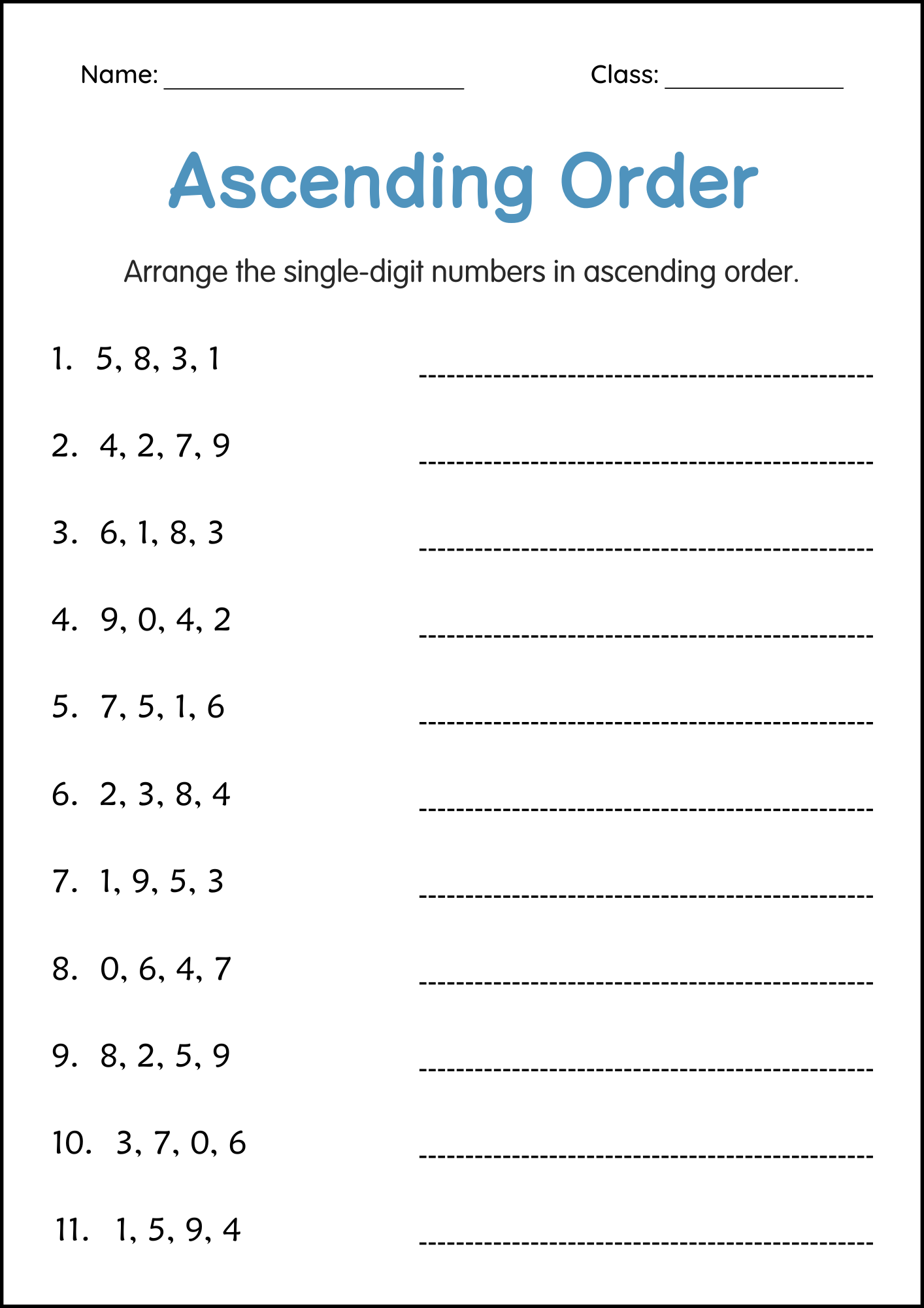 Ascending Order 1 To 1000 Number Math Worksheets For Grade 1 2 3 Made By Teachers Ascending Order 1 To 1000 Number Math Worksheets For Grade 1 2 3 Made By Teachers
