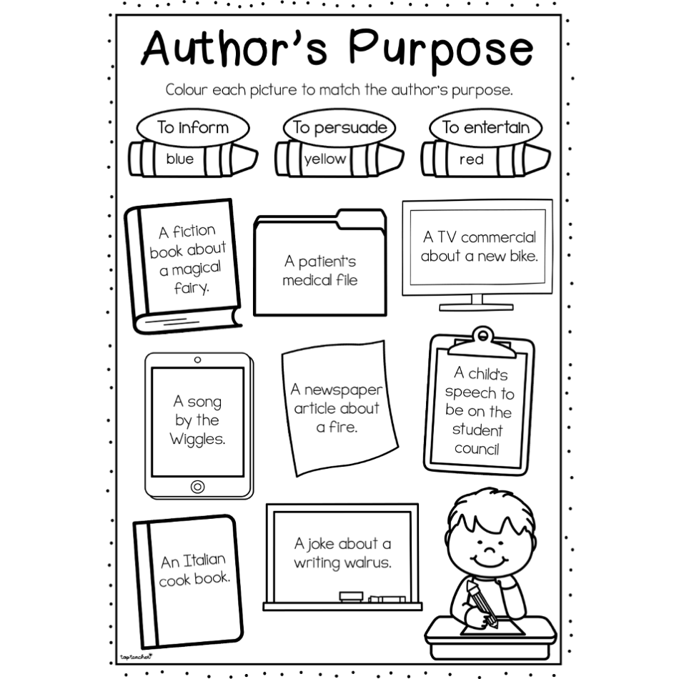 Authors Purpose Worksheet Top Teacher Worksheets Library Authors Purpose Worksheet Top Teacher Worksheets Library