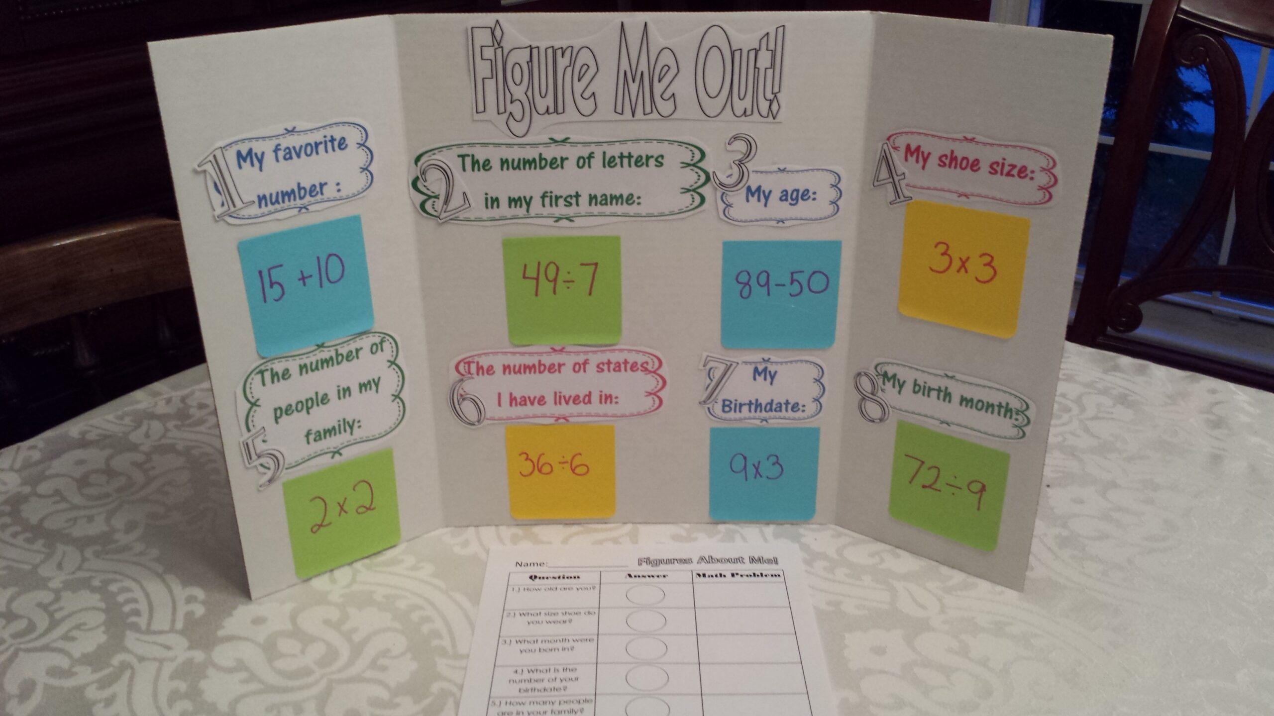 Back To School Printables Activity Sheets