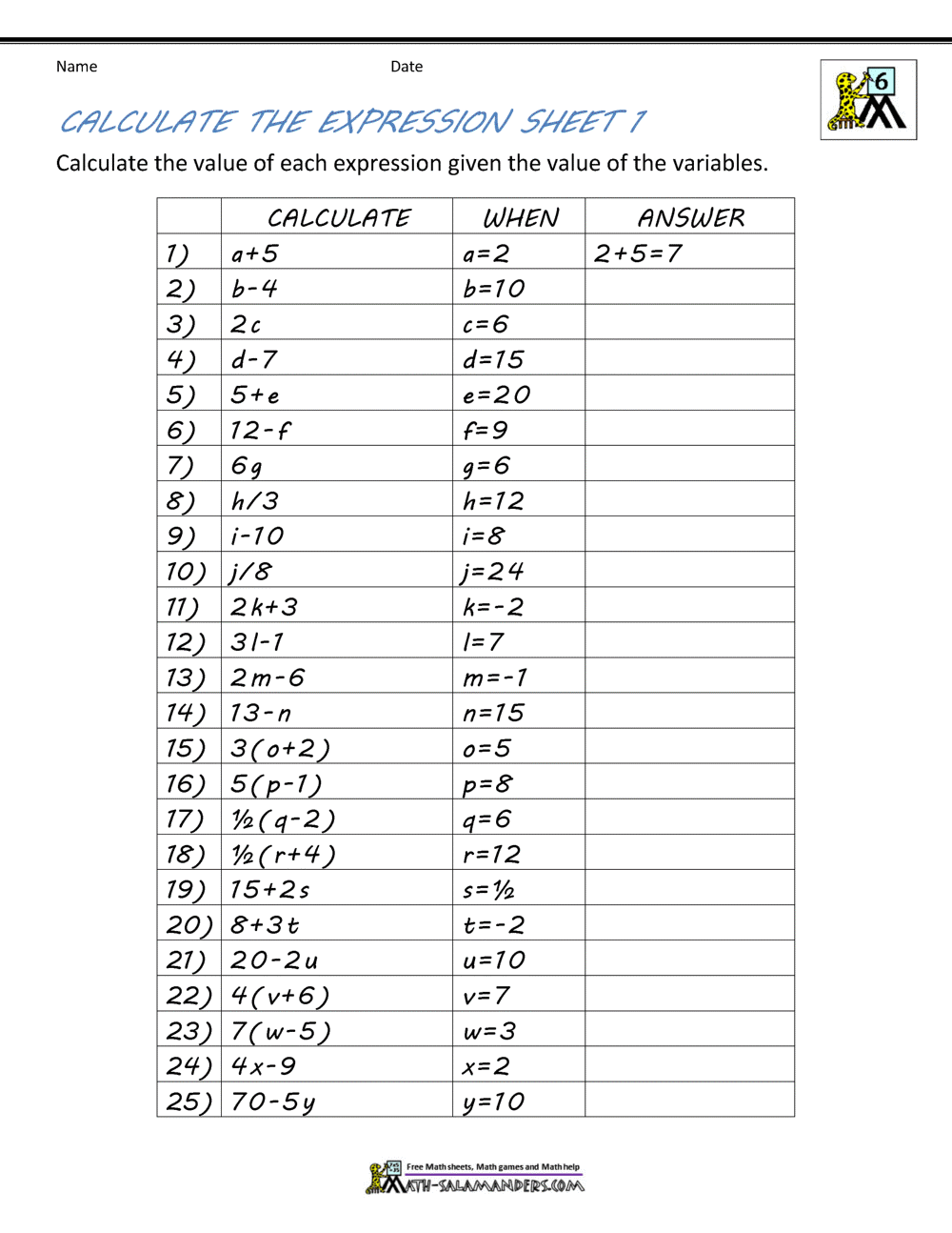 7th Grade Rational Numbers Worksheets PDF Printable Worksheets Cazoom Math