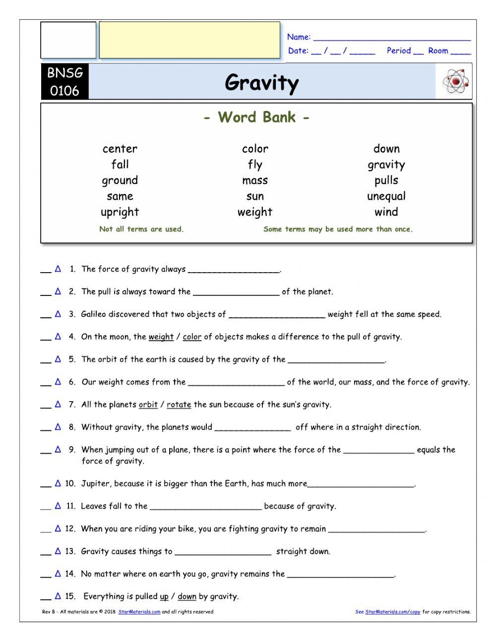 Bill Nye The Science Guy Gravity Online Exercise For Live Worksheets Library Bill Nye The Science Guy Gravity Online Exercise For Live Worksheets Library