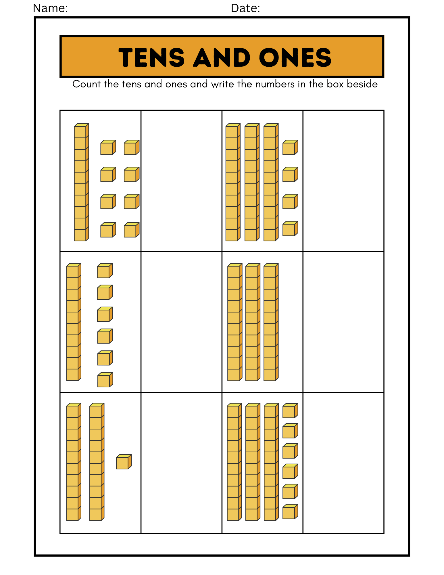 Block Counting Worksheet Education World Block Counting Worksheet Education World