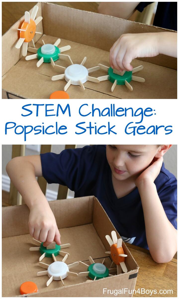 Build Working Gears Out Of Popsicle Sticks Frugal Fun For Boys And Girls Build Working Gears Out Of Popsicle Sticks Frugal Fun For Boys And Girls