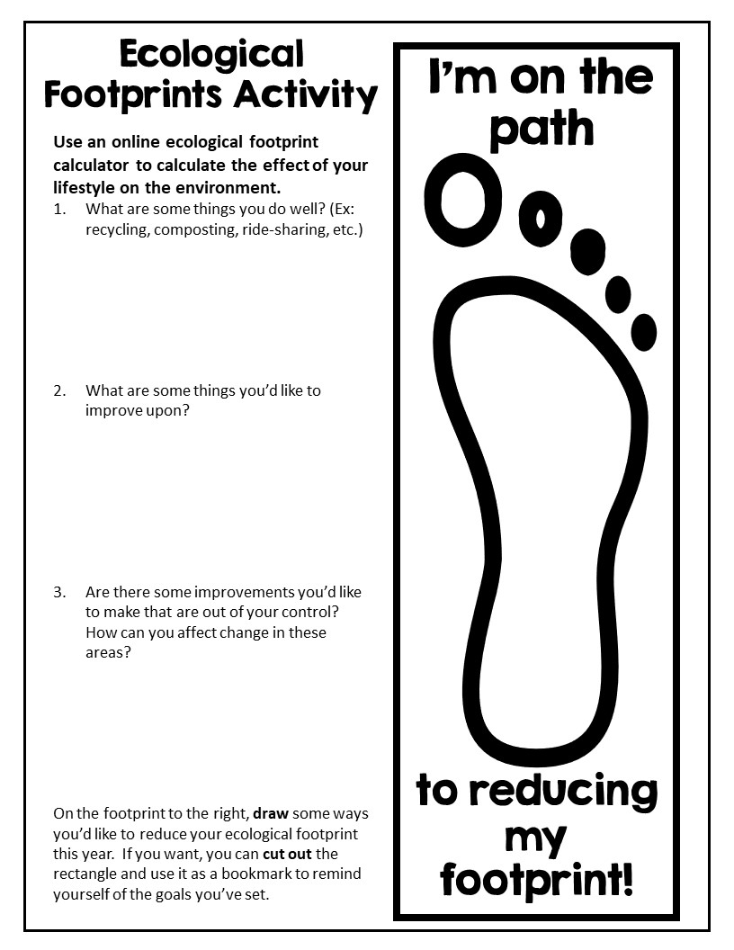 Calculate Your Ecological Footprint Lesson For Students Suburban Worksheets Library Calculate Your Ecological Footprint Lesson For Students Suburban Worksheets Library