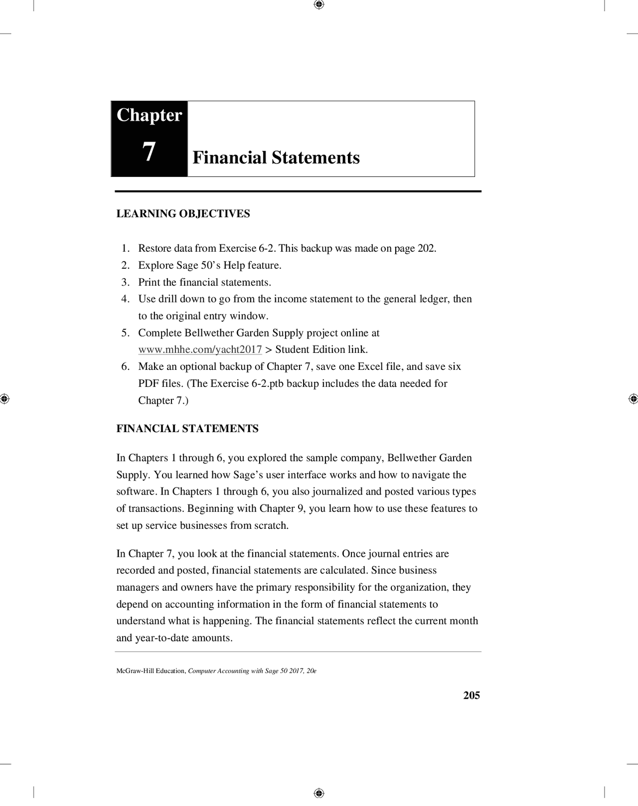 Chapter 7 Financial Statements Assignments Business Accounting Docsity
