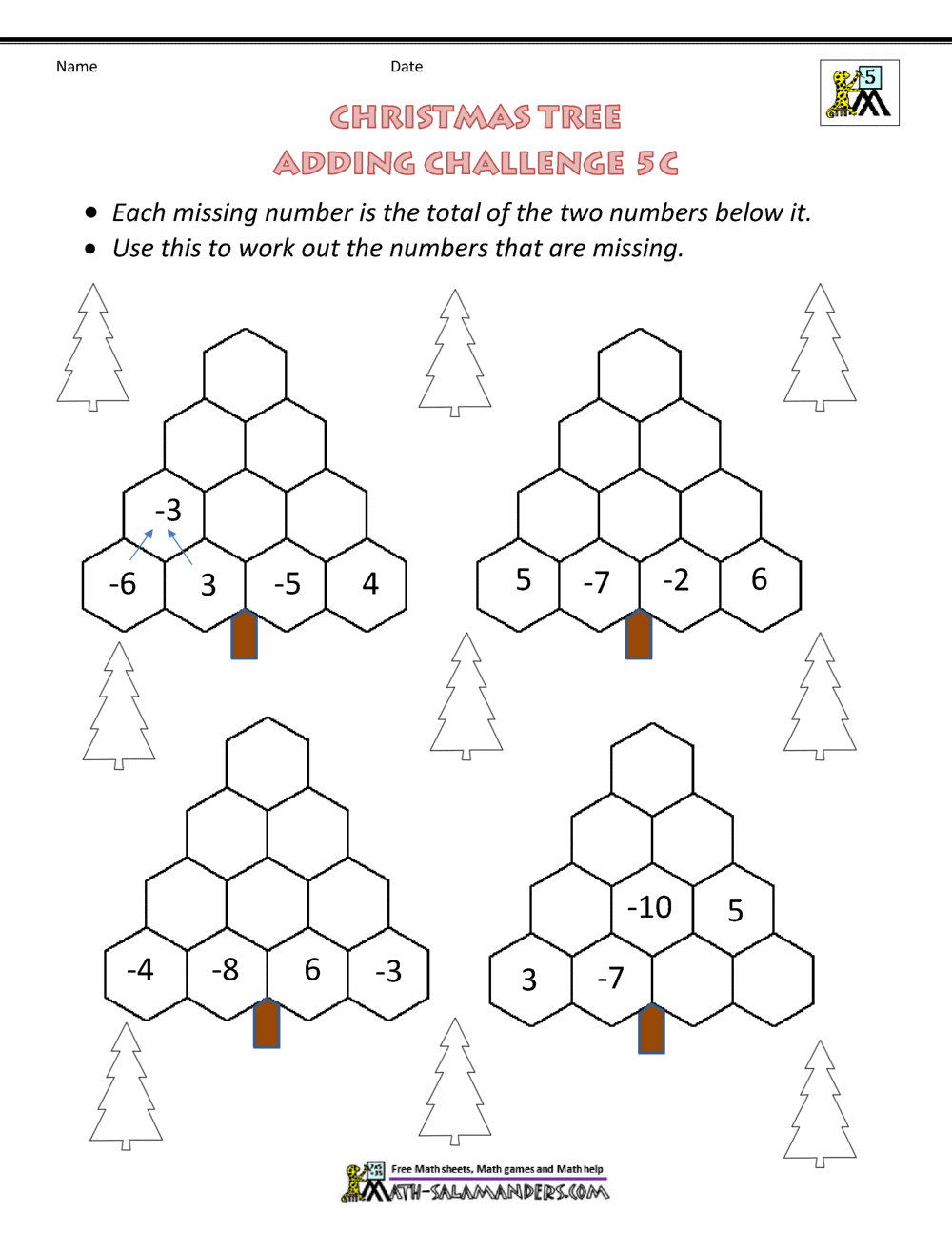 Christmas Math 5th Grade Worksheets Christmas Math 5th Grade Worksheets