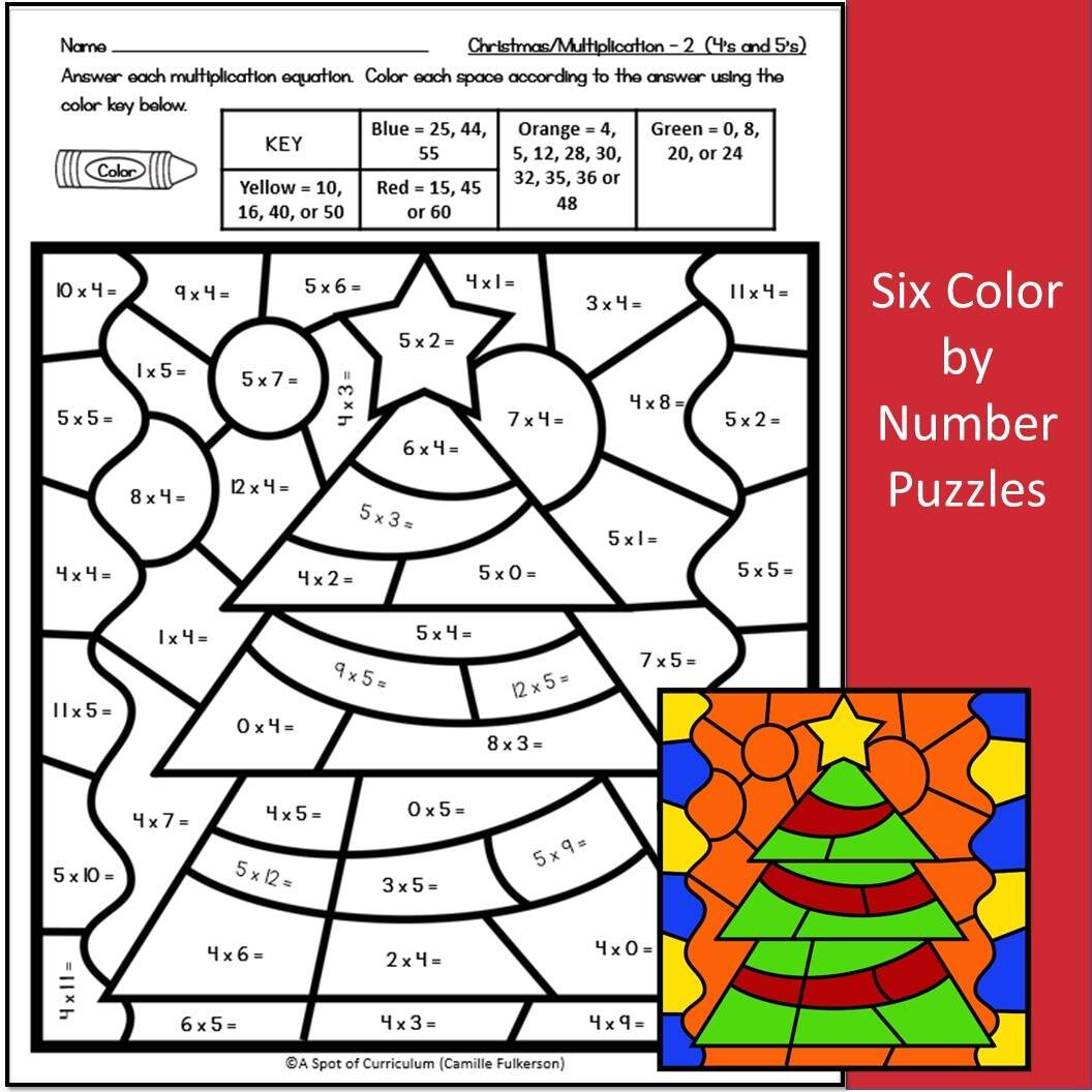 Christmas Math Coloring Sheets Multiplication Color By Number Made By Teachers Free Winter Snowman Color By Code Multiplication Worksheet Worksheets4Free