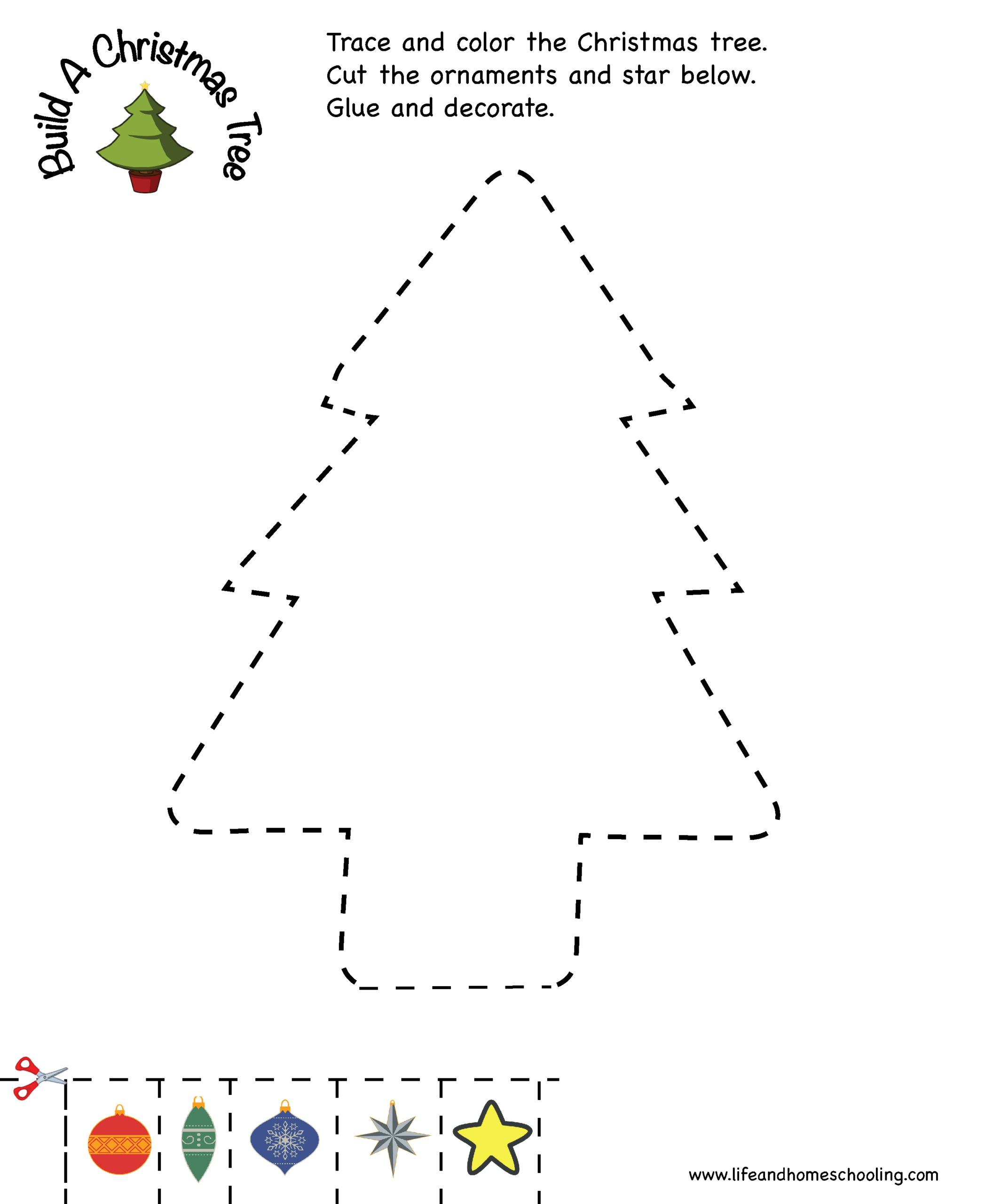 Christmas Tracing Printable Activity Made By Teachers Free Editable Christmas Worksheet Templates Canva