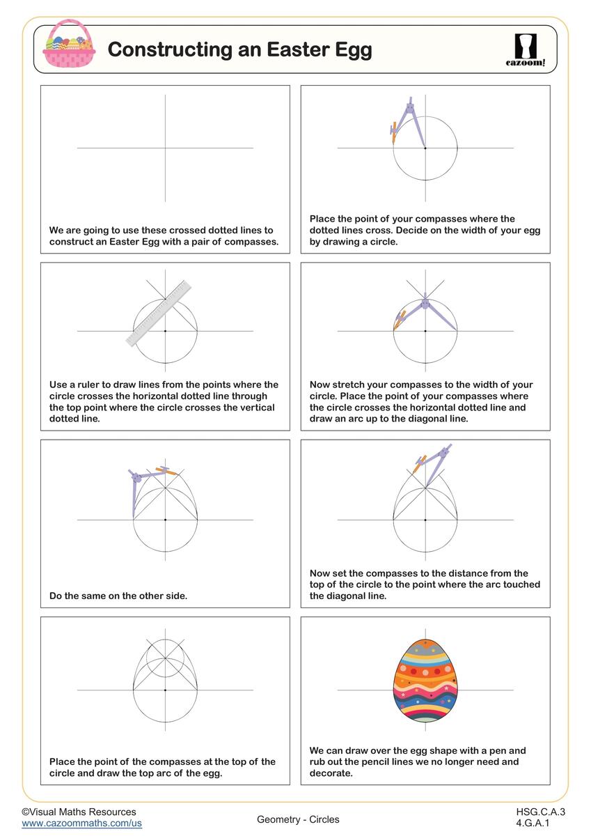 Circle Worksheets In PDF Printable Circle Worksheets Cazoom Math