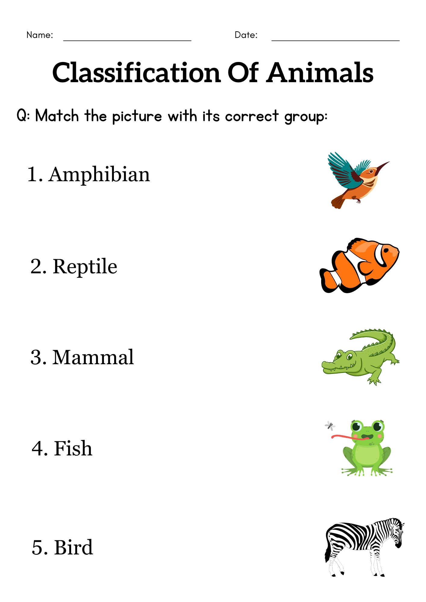 Classification Of Animals Worksheet For Grade 1 Animal Classification For Kids Made By Teachers Classification Of Animals Worksheet For Grade 1 Animal Classification For Kids Made By Teachers