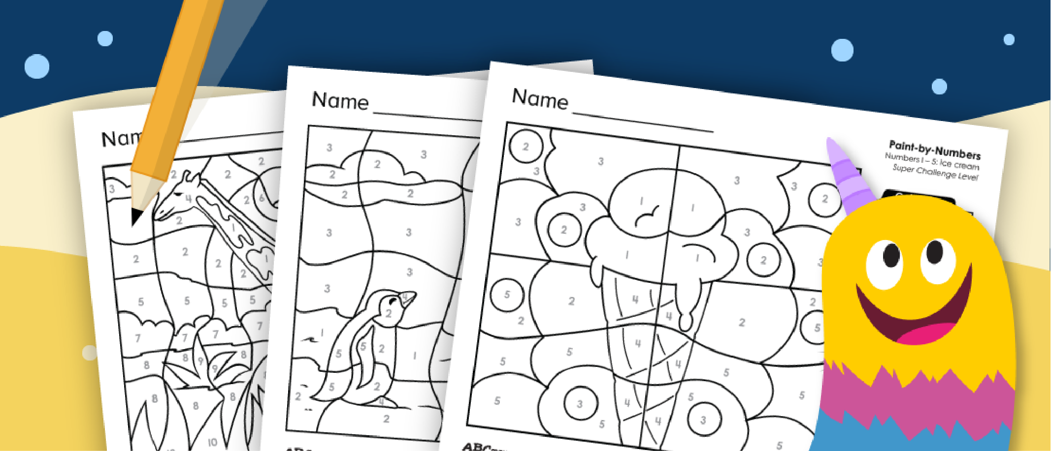 Color By Number Worksheets For First Grade ABCmouse Color By Number Worksheets For First Grade ABCmouse