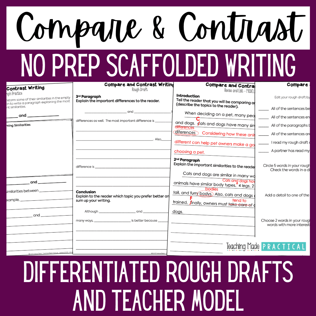 Compare And Contrast A Book And Movie Activities Teaching Made Practical