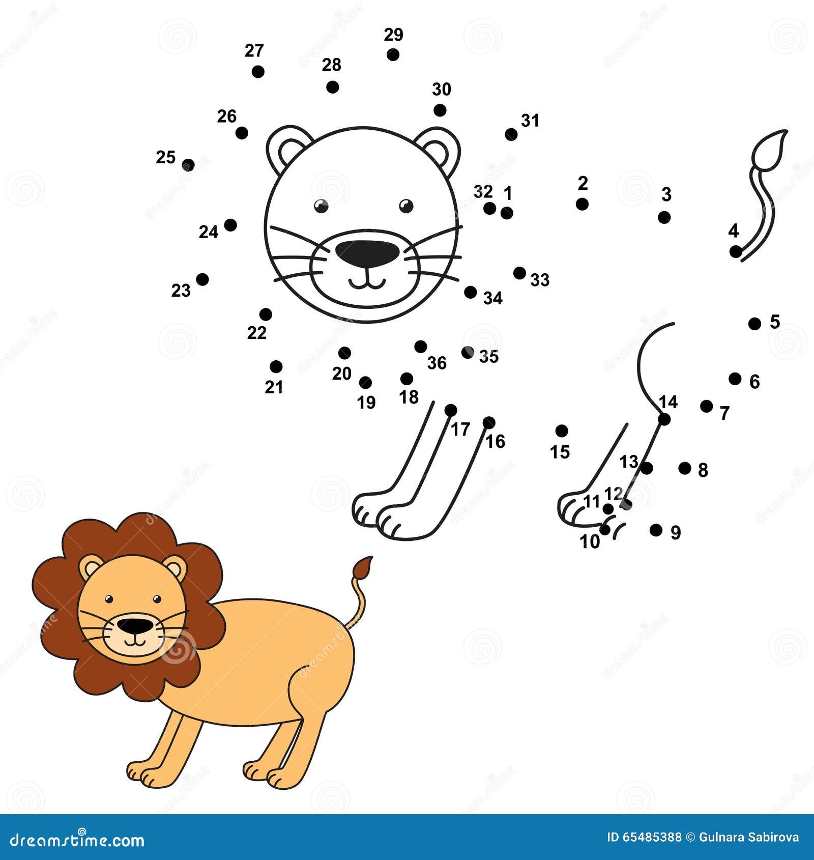 Connect The Dots To Draw The Cute Lion And Color It Vector Illustration Stock Vector Illustration Of Game Line 65485388 Connect The Dots To Draw The Cute Lion And Color It Vector Illustration Stock Vector Illustration Of Game Line 65485388