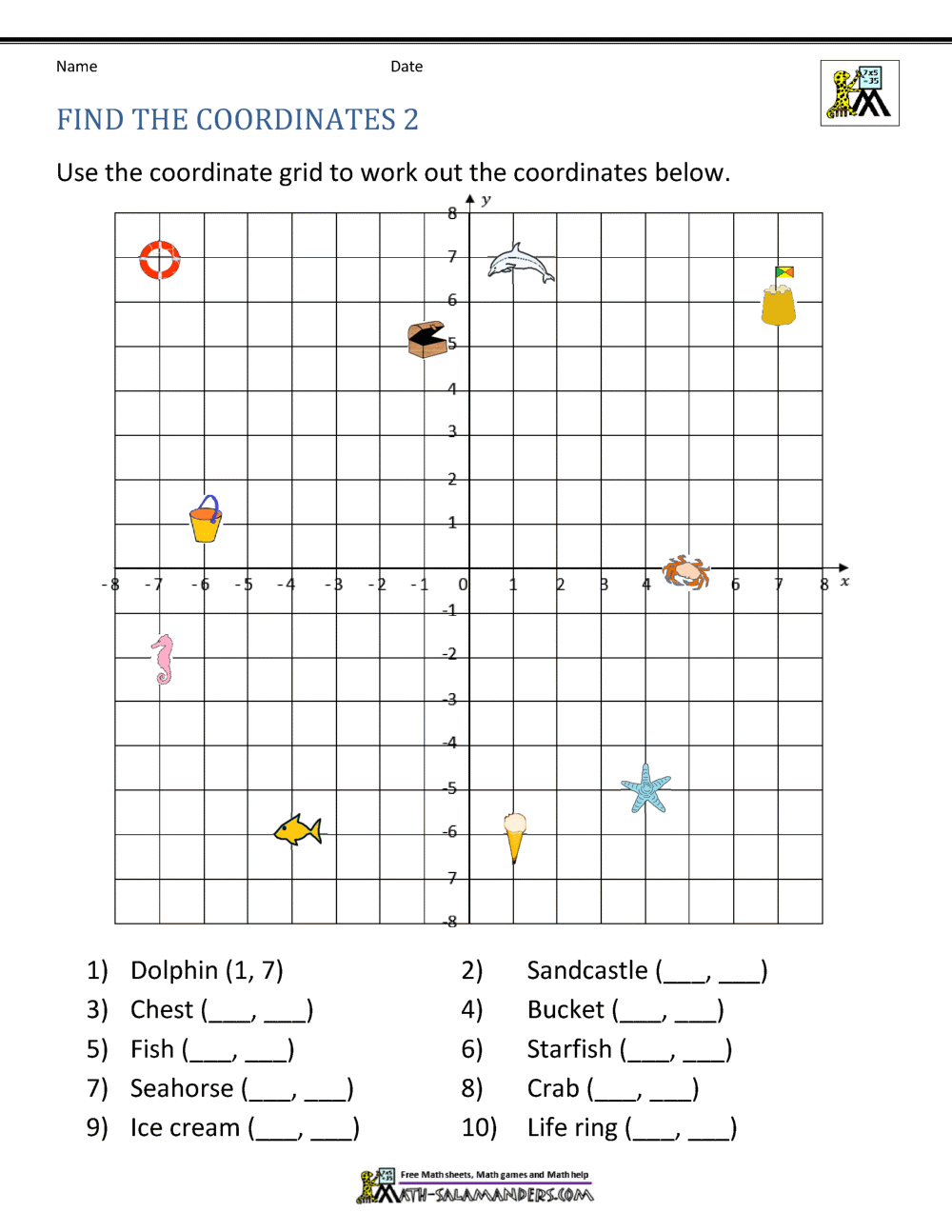 14 Coordinate Plane Connect Dots Worksheets Free PDF At Worksheeto