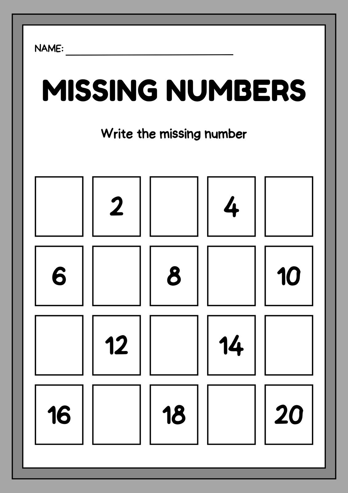 Customize 1 743 Kindergarten Math Worksheets Templates Online Canva Number Matching Worksheets 1 10