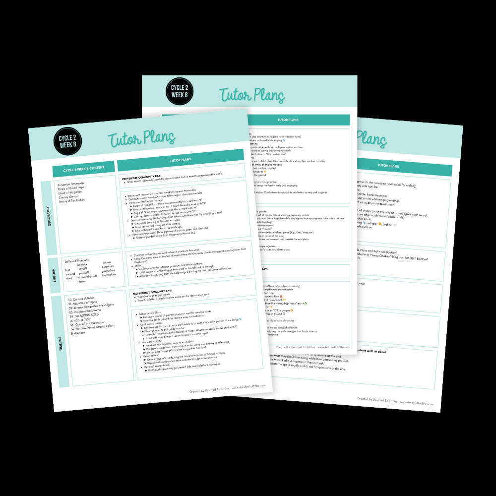 Cycle 2 Week 8 Tutor Ideas For Classical Homeschooling Devoted To Littles