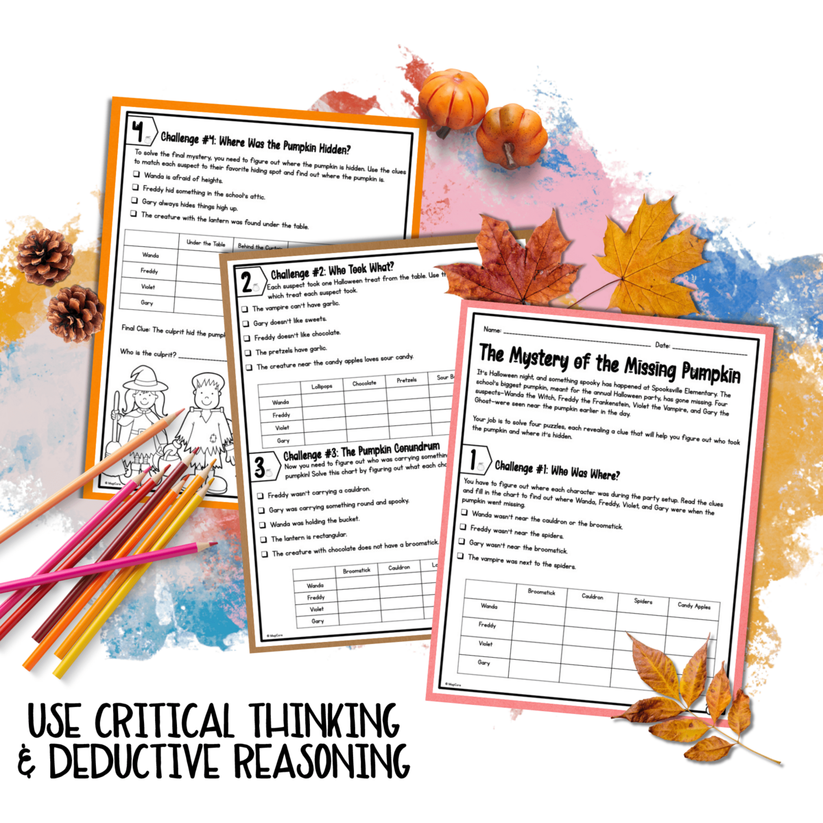 Deductive Reasoning Logic Puzzles Activity 2nd Grade Math MagiCore Deductive Reasoning Logic Puzzles Activity 2nd Grade Math MagiCore