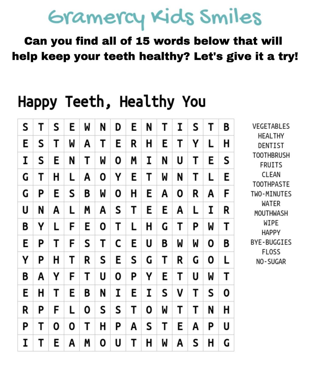 Dental Hygiene Worksheets For Kids Gramercy Kids Smiles Dental Hygiene Worksheets For Kids Gramercy Kids Smiles