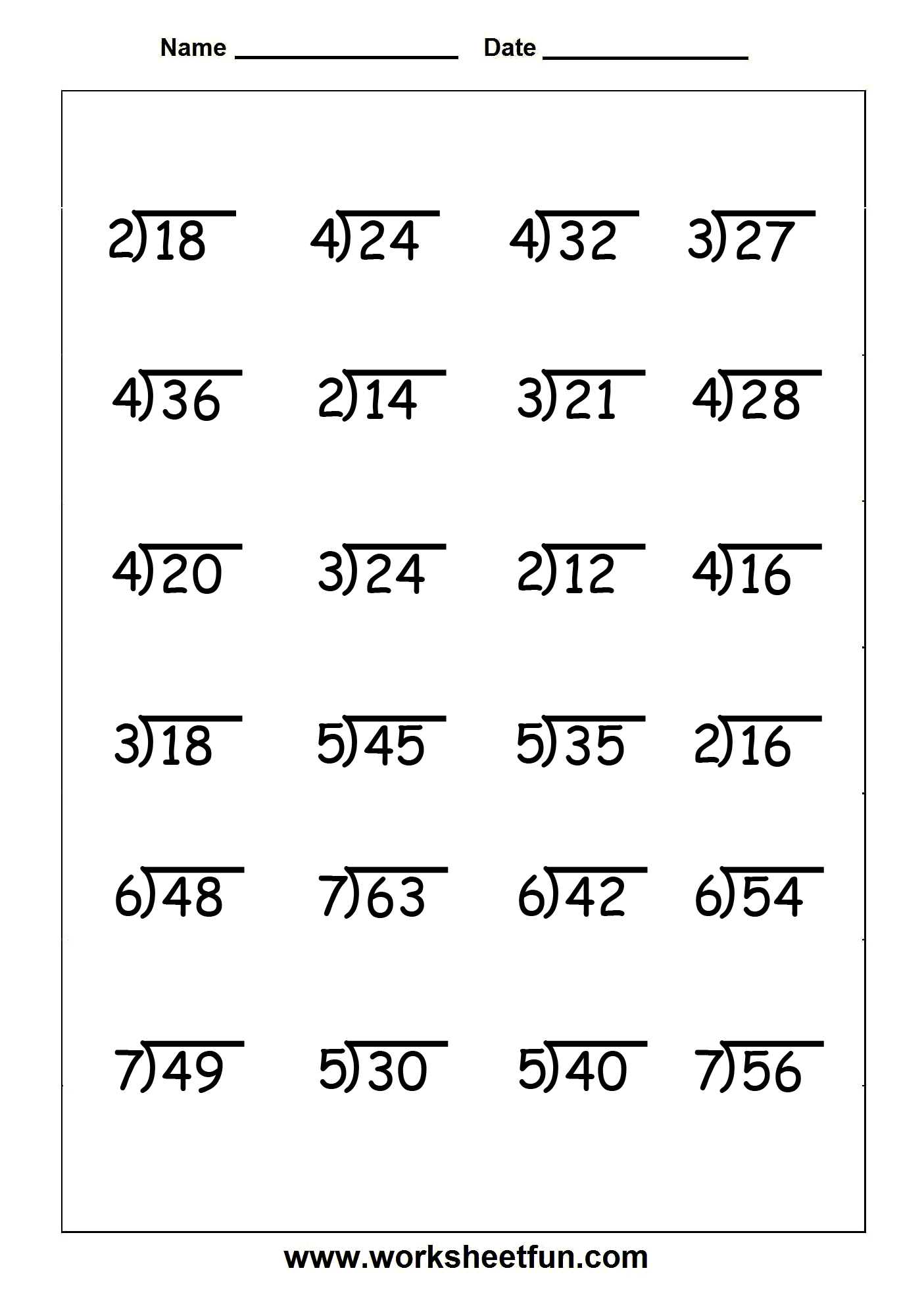 Division Worksheets 4 Worksheets FREE Printable Worksheets Worksheets Library Division Worksheets 4 Worksheets FREE Printable Worksheets Worksheets Library