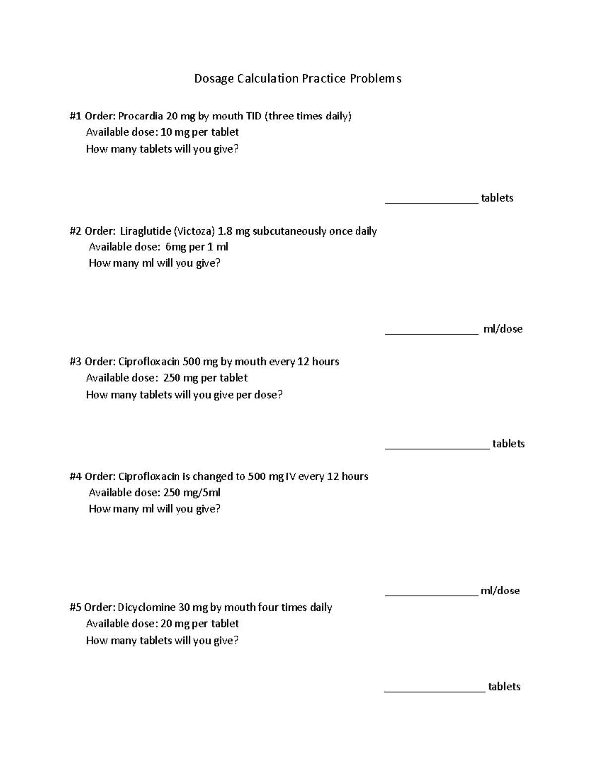 11 Med Math Worksheets Free PDF At Worksheeto