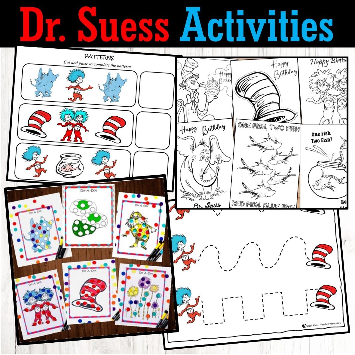 Dr Seuss Printables And Activities Brightly