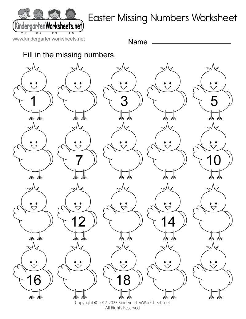 Easter Missing Numbers Worksheet Free Printable Digital PDF Easter Missing Numbers Worksheet Free Printable Digital PDF