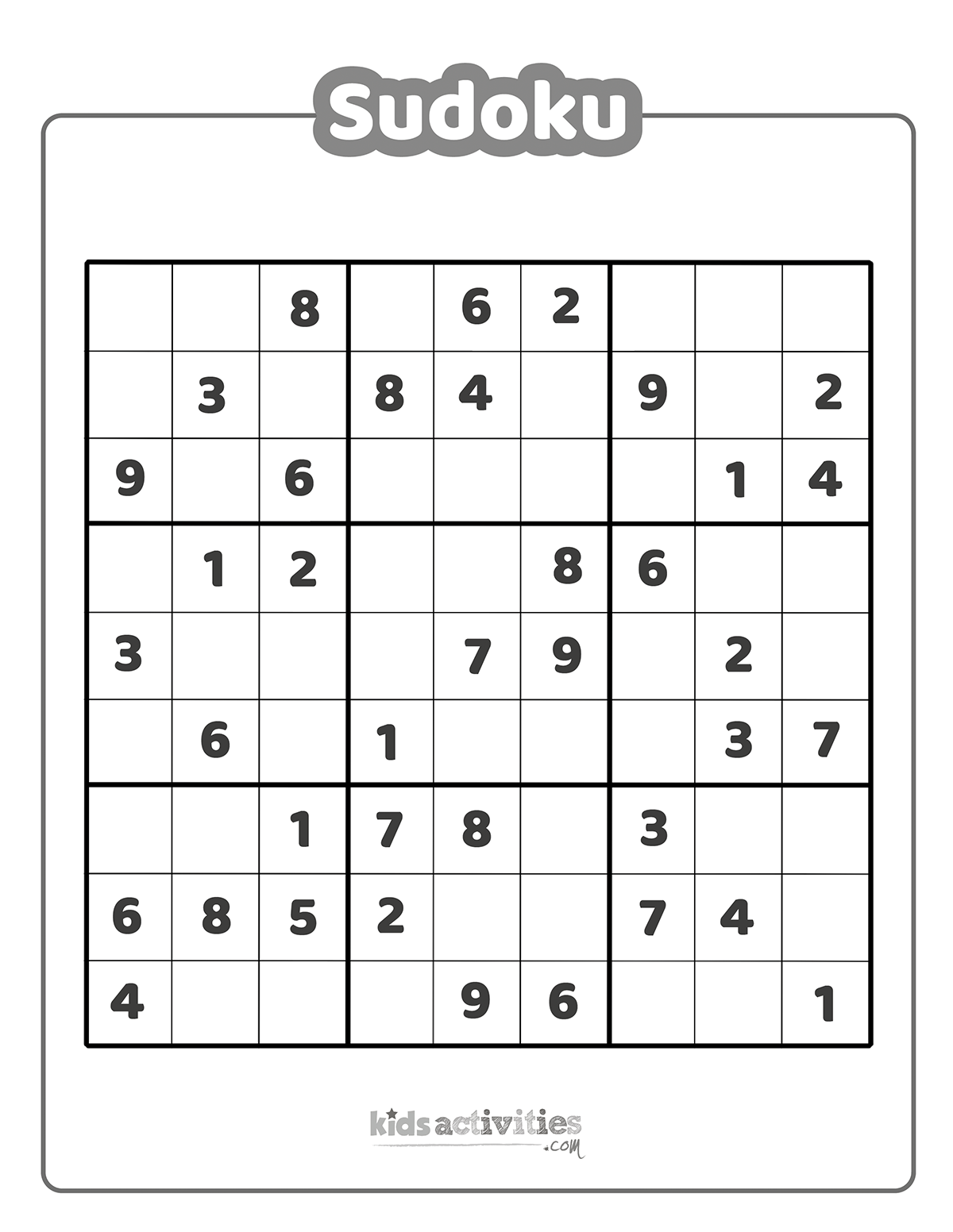 Easy And Hard Sudoku Printables Kids Activities Blog Worksheets Library Easy And Hard Sudoku Printables Kids Activities Blog Worksheets Library