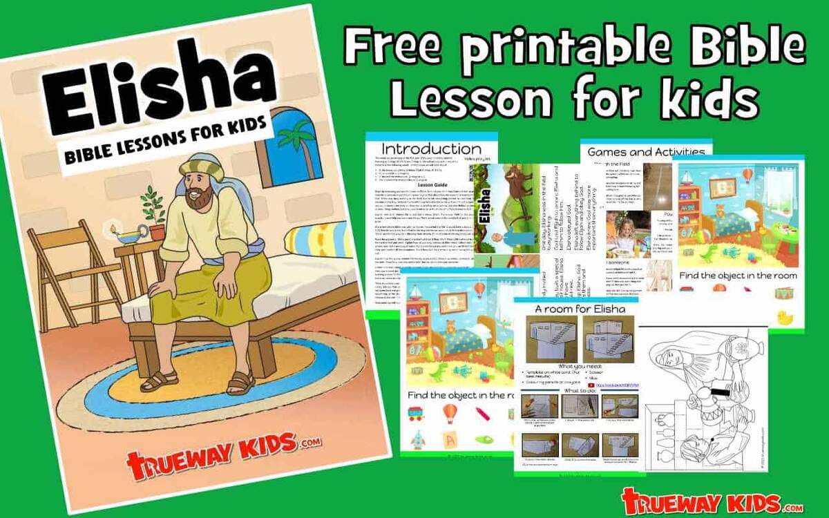 Elisha Bible Lesson For Kids Trueway Kids