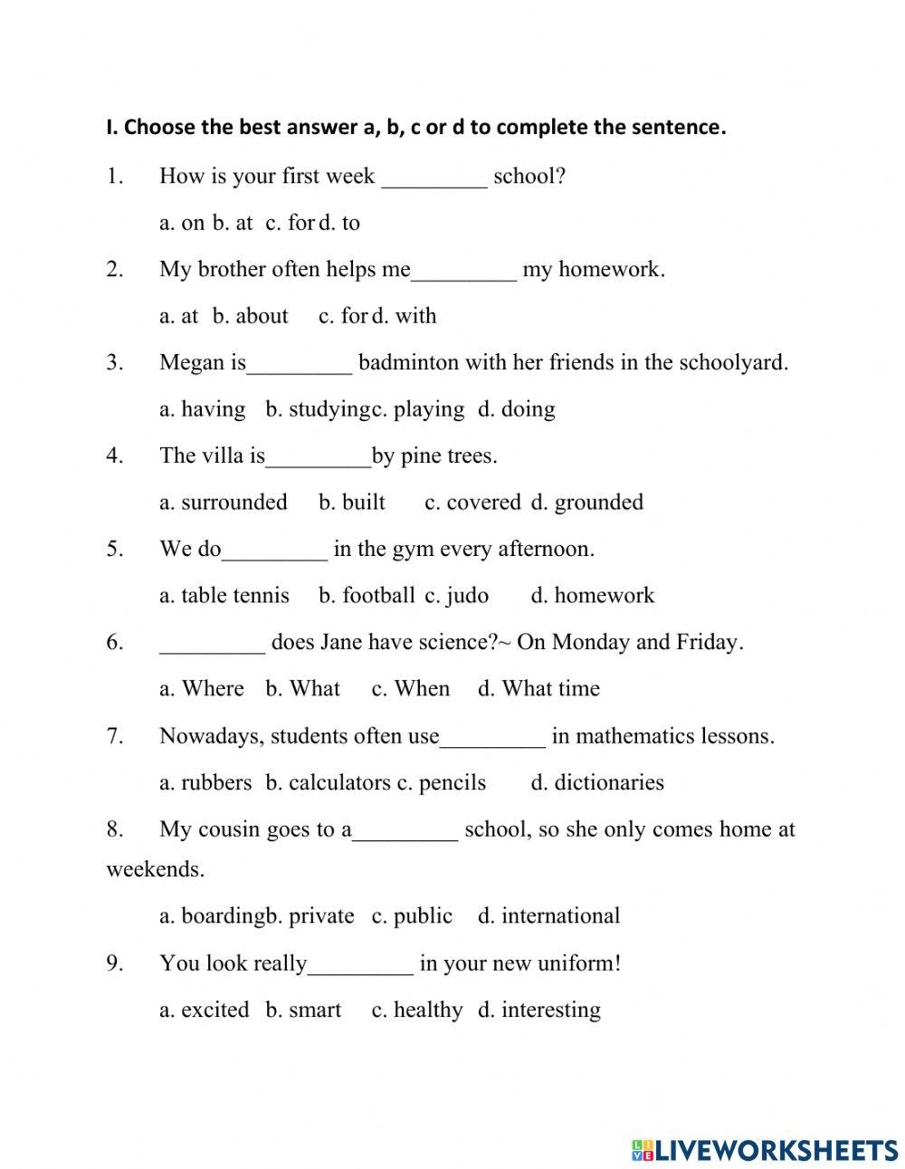 English Grade 6 Interactive Worksheet Worksheets Library English Grade 6 Interactive Worksheet Worksheets Library