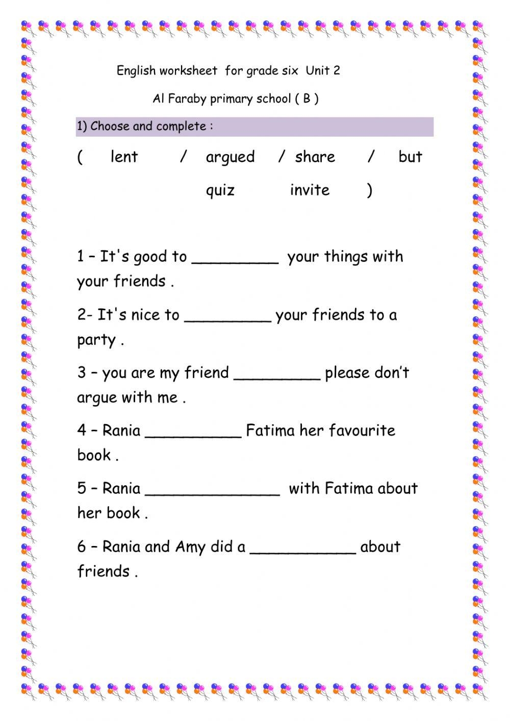 English Worksheet Grade 6 Worksheet Worksheets Library English Worksheet Grade 6 Worksheet Worksheets Library